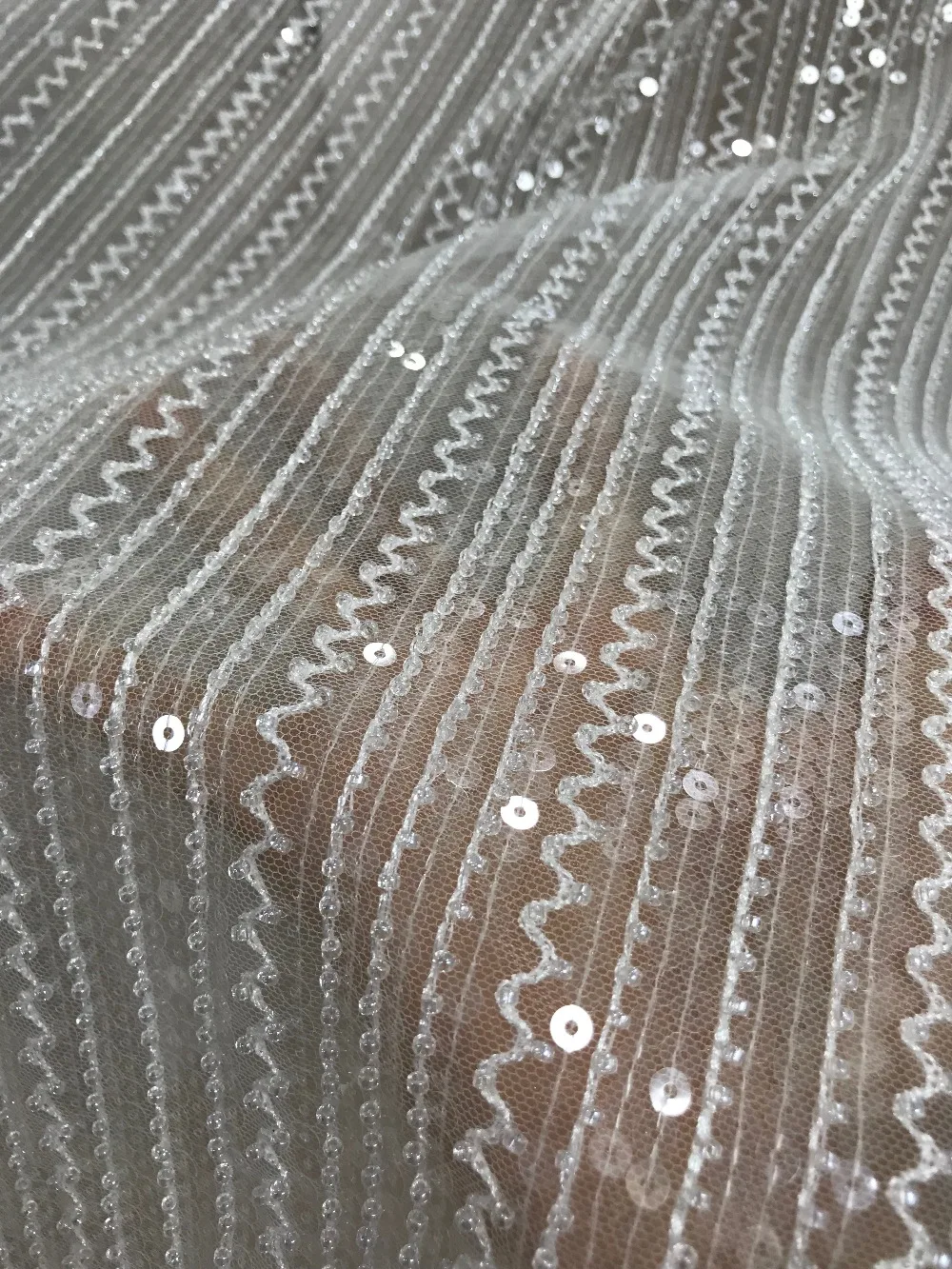 

Nigeria wedding fabric JIANXI.C-6640 for high quality French embroidered net lace fabric for bridal dress