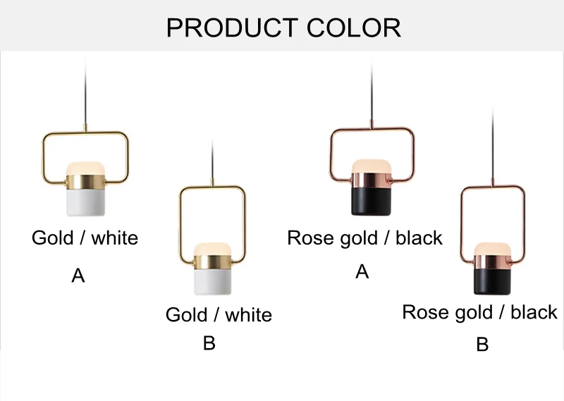 Современные Простые подвесные светильники фойе, спальня ресторан черный/белый мрамор droplight золото/розовое золото лампы тела светодиодный