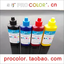 PROCOLOR T7741 774 BK T6642 T6643 T6644 комплект пополнения чернил Пигмент чернила для EPSON СНПЧ EcoTank L605 L655 L 605 655 Струйных pritner