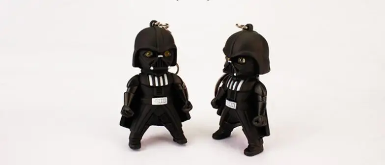 

Star Wars Keyring Light Black Darth Vader Pendant LED KeyChain For Man Gift Toys Action Figure toy