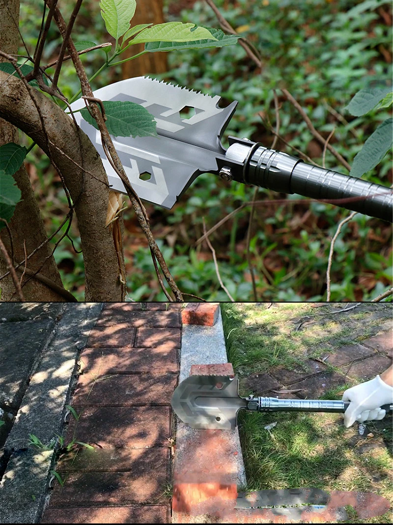 Открытый многоцелевой Лопата садовые инструменты складная Военная Лопата Кемпинг защита инструменты безопасности