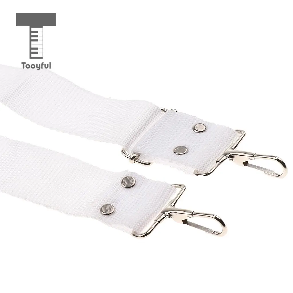 Tooyful Adjustable Nylon Thickened Snare Drum Strap Belt DIY for Parade Marching Snare Drum Accessory