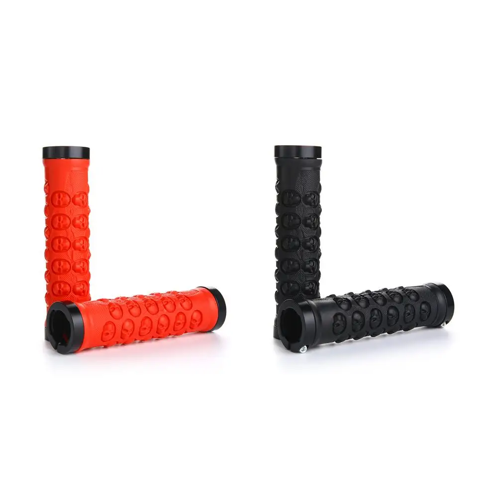 

Road Bike Mountain Bike Skeleton Handle Cover Bicycle Handle Cover Rubber Grip High Quality Rubber