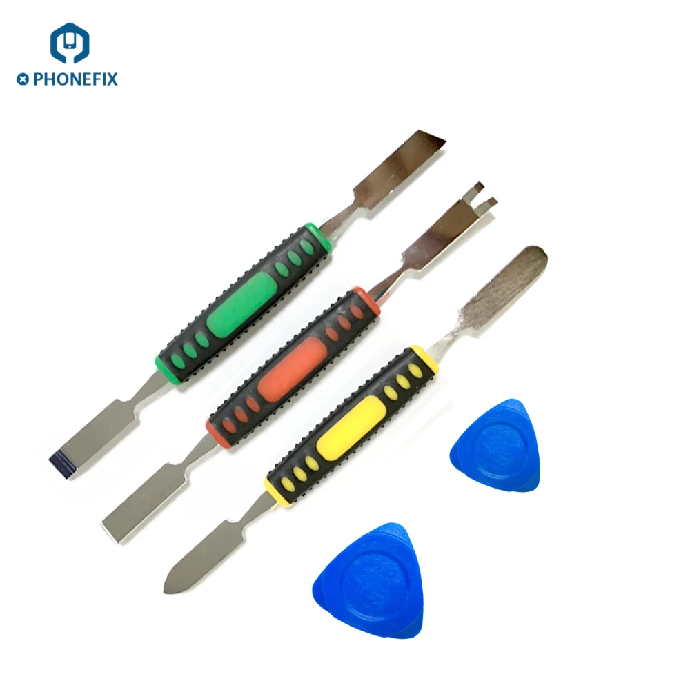 

PHONEFIX 5 in 1 LCD Screen Opening Tool Steel Crowbar for iPhone iPad Opening Metal Demolition Plastic Triangle Picks