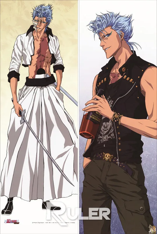 Anime Japan Pillow Case Hugging Body 150*50 Peach Skin Bleach Ichigo