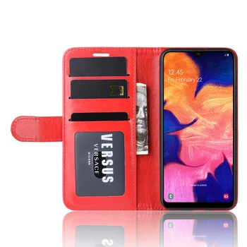 

10pcs/lot R64 Wallet Leather Stand PU+TPU Cover with card slot for Samsung M40 M30 M20 M10 A10 A20 A30 A50 A60 A70 A10E A20E A80