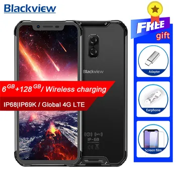 Перейти на Алиэкспресс и купить Смартфон Blackview BV9600 Pro IP68, водонепроницаемый мобильный телефон, Helio P60, 6 ГБ + 128 Гб, экран 6,21 дюйма 19:9 FHD AMOLED, 5580 мАч, Android 8,1, NFC