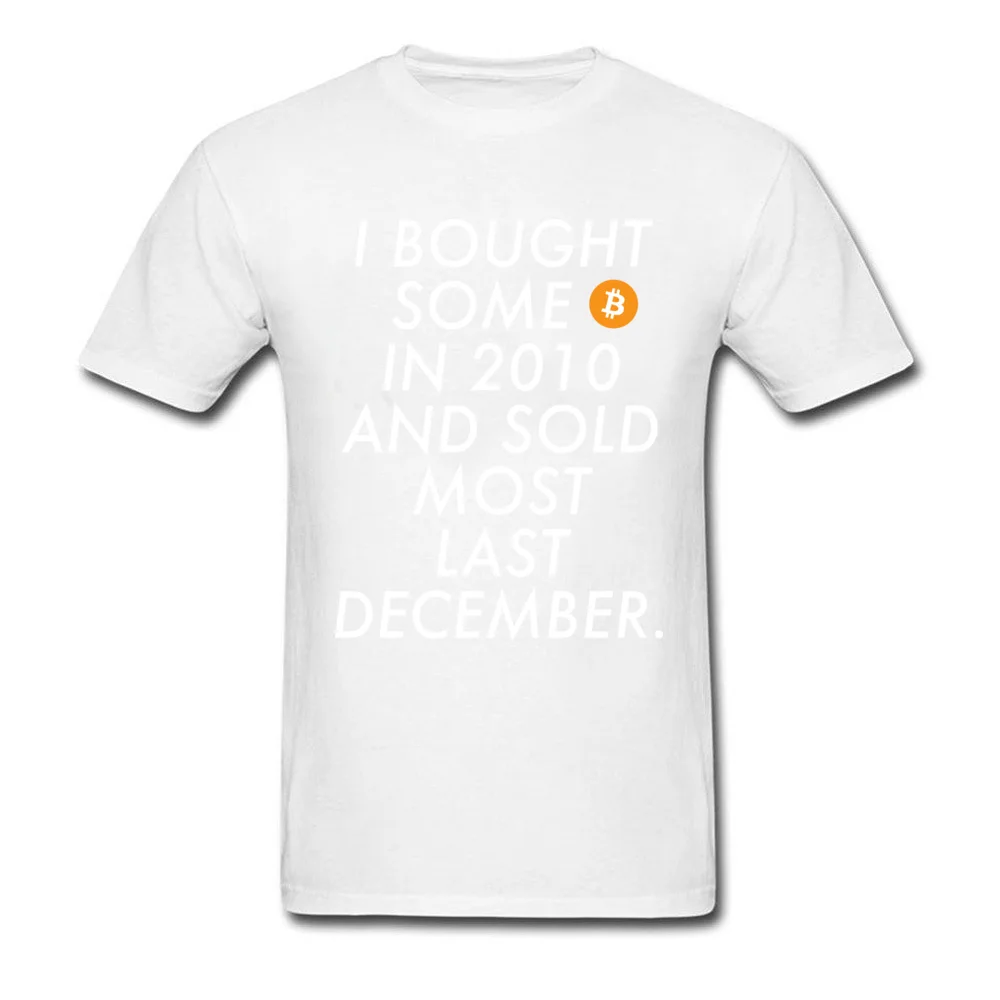Latest Men's Top T-shirts bitcoin investor Customized Tops T Shirt Summer/Fall 100% Cotton Round Neck Top T-shirts Short Sleeve bitcoin investor white