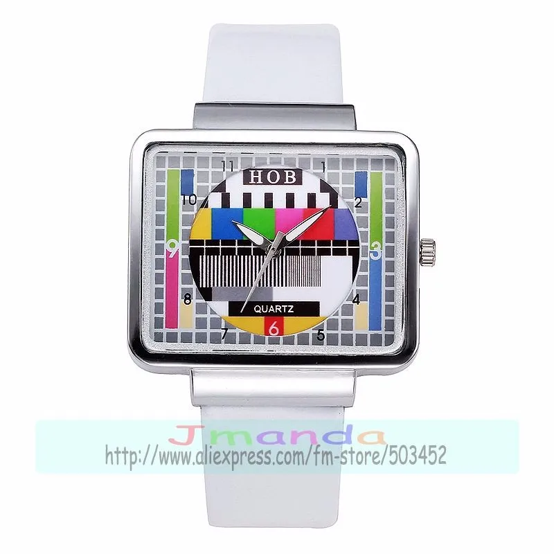 100 шт./лот WOMAGE-9248 ТВ дизайн милые модные кварцевые часы кожаные часы обертывание Dres цвет повседневные часы с циферблатом цена часы