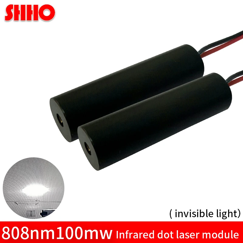 Discount invisible light 808nm 100mw infrared dot laser module 10*30mm IR signal transmitter radar ranging focusing piont | Инструменты