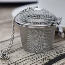 Medium OEM SYSTEMS NEW ESSENTIAL Stainless Steel Infuser Strainer Mesh Tea filtro Spoon di bloccaggio Spice Ball Herbal Home Kitchen Accessorie sz0202