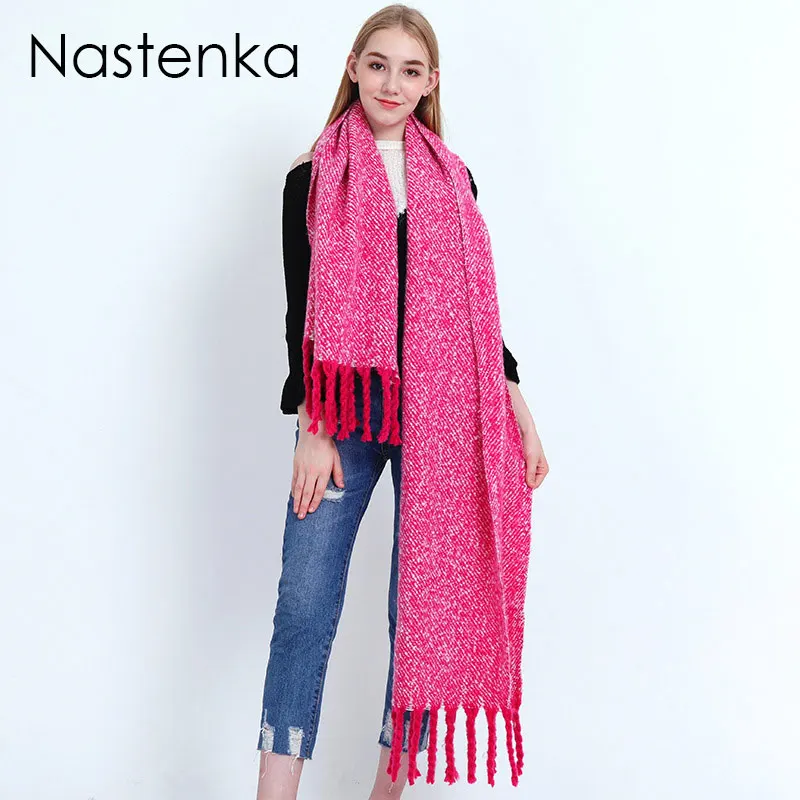 Женский шарф шаль Foulard Femme зимний кашемировый для женщин ZA 10|Женские шарфы| |