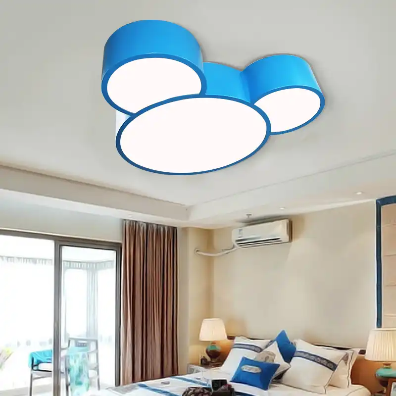 Decorative Ceiling Lamp Child Room Cartoon Mickey Mouse Led