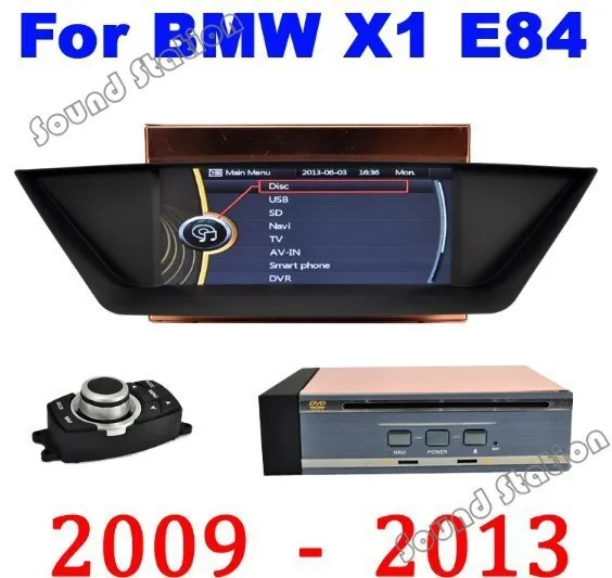Discount X1 E84 DVD GPS For BMW X1 E84 2009 - 2013 Car Multimedia DVD GPS Navigation Navi Nav Sat Media MP3 Player Radio Stereo Receiver 1