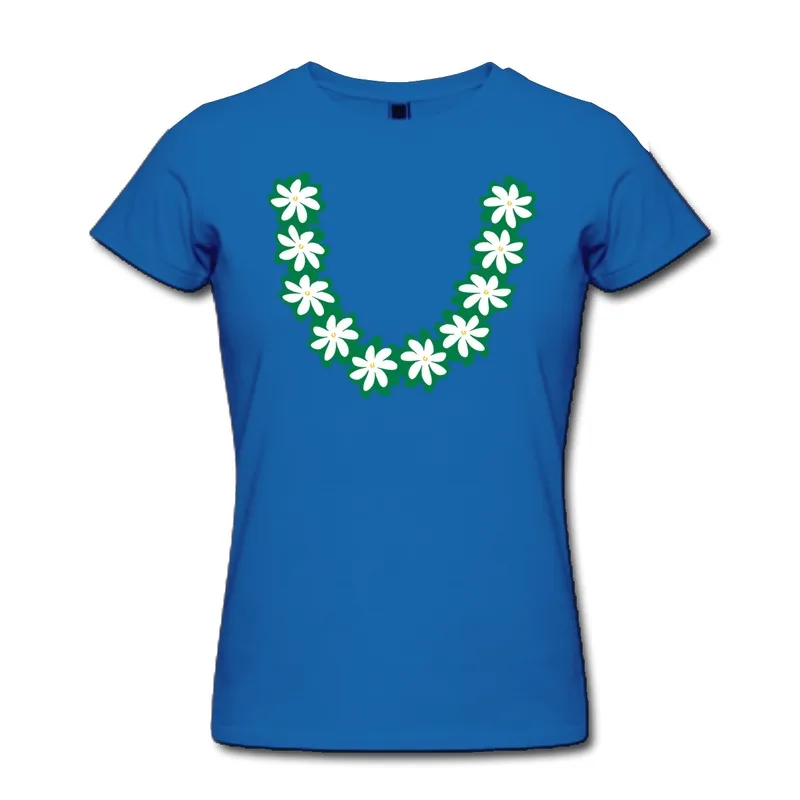 Low Price Gildan Lady Tee Shirt tiare tahiti emblem flower Design Tshirts for Girl | Женская одежда