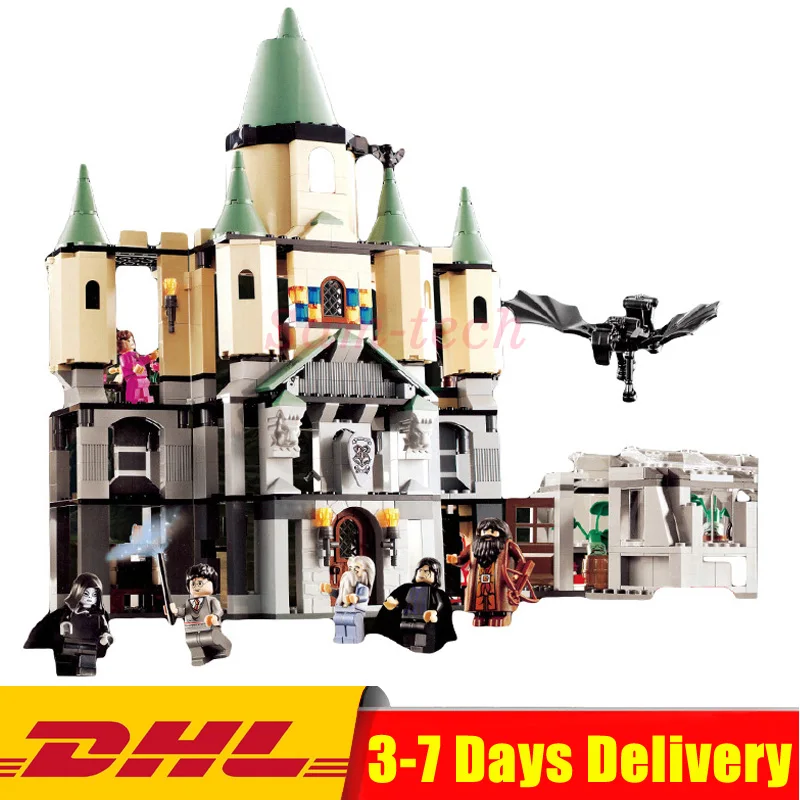 

Lepin 16029 Genuine 1033Pcs Movie Series The Magic hogwort castle setLegoings 5378 Building Blocks Bricks birthday gifts