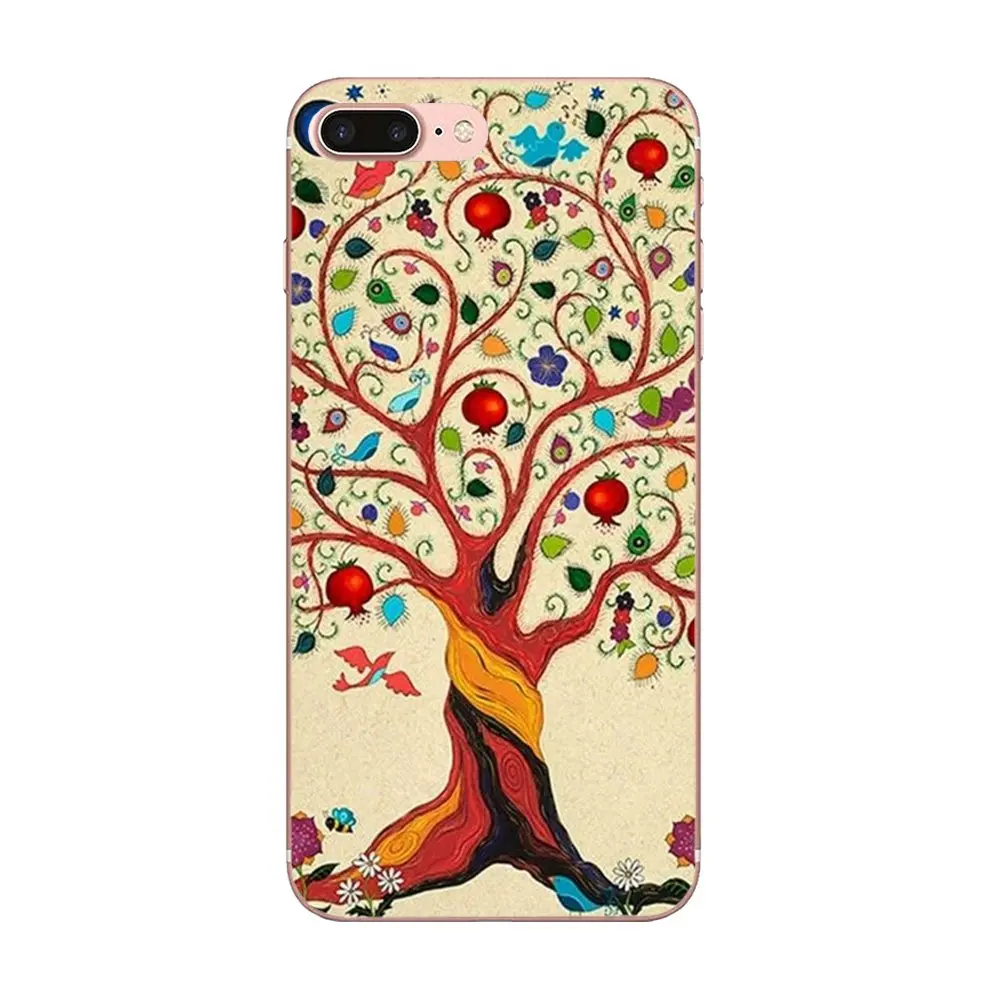 Мягкий резиновый Чехол Klimt Gustav Art Tree Of Life для Apple iPhone 4 4S 5 5C 5S SE 6 6S 7 8 Plus X XS Max