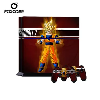 

Dragon Ball Super Son Gogu Whole Decal Console Skin Cover For Playstation 4 Console PS4 Skin Stickers+ Controller LED Protective
