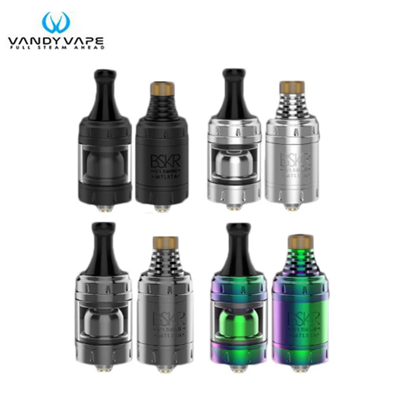 Оригинальный Vandy Vape Berserker V1.5 Мини MTL RTA бак 22 мм 2 5 мл металлическая трубка Vandyvape BSKR