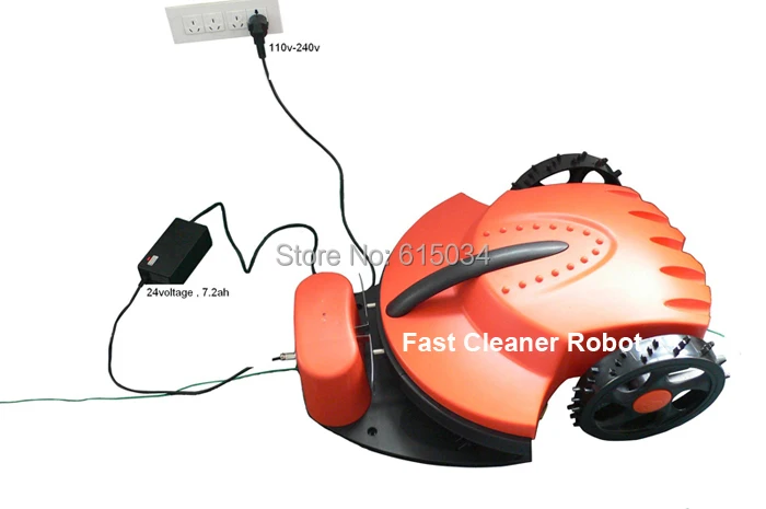 

Free Shipping To Europe)Automatic Robot Lawn Mower+Remote Controller+lead acid battery+Rain Sensor,CE&ROHS