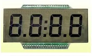 40PIN TN положительный 4-знака после запятой сегмент ЖК-дисплей Панель Белый светодиодный Подсветка 5V заправочная машина Экран - Цвет: Серый