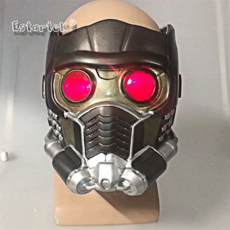 

Estartek 1/1 Cosplay Soft Latex Headgear Guardians of The Galaxy Star-Lord Mask Helmet for Fans Halloween and Holiday Gift