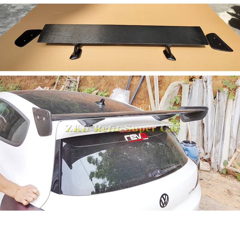 

GT style carbon fiber Rear Trunk Roof Lip Spoiler Window Wing for Volkswagen Scirocco R Scirocco Standard