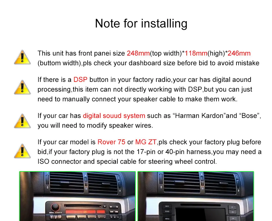 Sale AutoRadio Car Multimedia Player 1 Din Android 8.1 For BMW E46 M3 Rover 75 318/320/325/330/335MG ZT Screen GPS Navigation Audio 0 Sale AutoRadio Car Multimedia Player 1 Din Android 8.1 For BMW E46 M3 Rover 75 318/320/325/330/335MG ZT Screen GPS Navigation Audio 0
