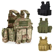Новая система Molle, военный тактический жилет, жилет, Боевая штурмовая пластина, перевозчик, страйкбол, стрельба, пейнтбол, жилет CS, Охотничий Жилет
