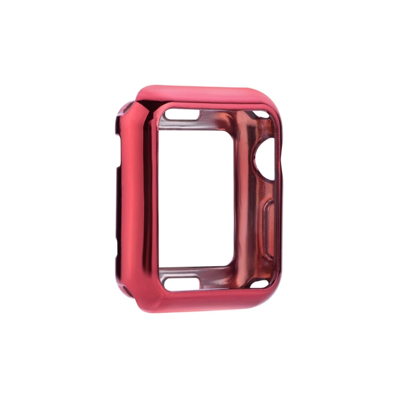 TPU Soft Protective Skin Bumper For Apple Watch Case Protector Cover 38 42mm gai