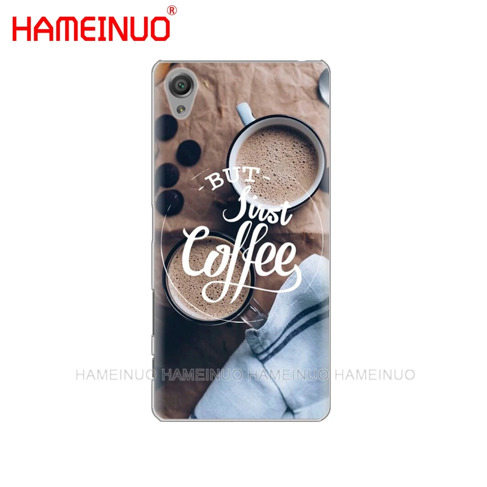 HAMEINUO кофейное время Розовый чехол для телефона sony xperia C6 XA1 XA2 XA ULTRA X XP L1 L2 XZ1 compact XR/XZ