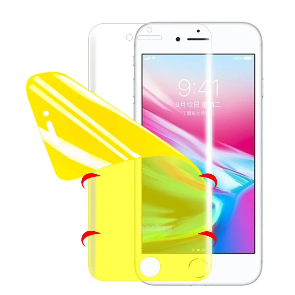 Полностью мягкая защитная пленка для iPhone 6 7 6s 8 plus XS max XR Гидрогелевая iphone X защита