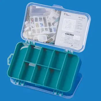 

Plastic 8 Compartments Tool Box Portable Multi-grid Toolbox Screws Hardware Parts Box Storage Case Organizer