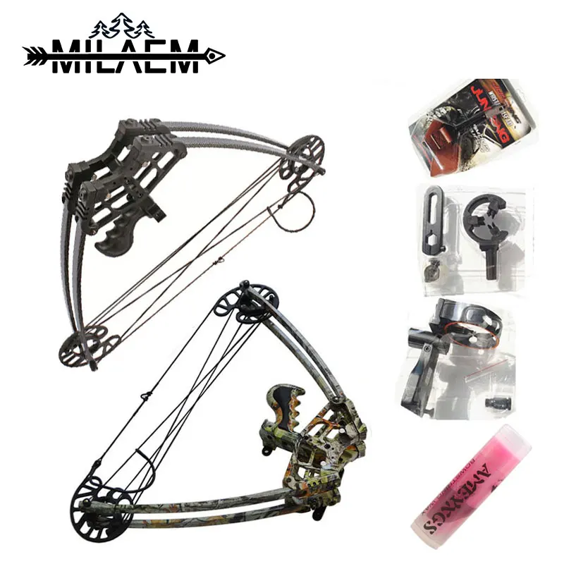 

1pc 45lbs Archery Compound Bow Triangle Bow IBO 270FPS Left Right Hand Outdoor Sports Shooting Accessories