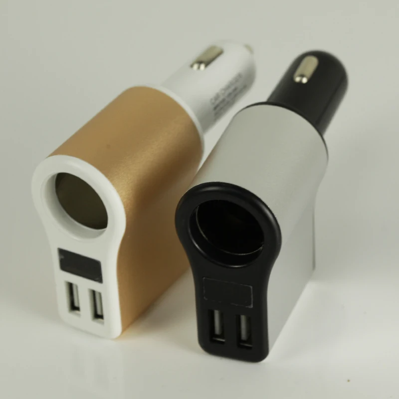 Dual USB LED Voltage Digital Display Screen Car Charger 3