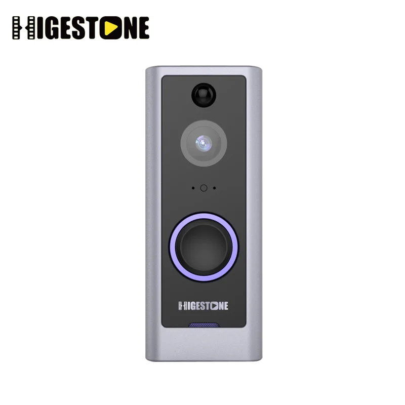Беспроводной смарт Видеозвонок Higestone с Wi Fi дверной звонок IP65 двухстороннее аудио