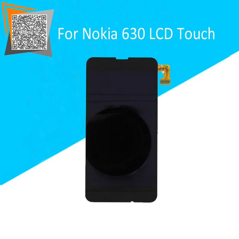 

High Quality 4.5" for Nokia Lumia 630 635 LCD Display with Touch Screen Full Assembly Black Replacement Parts