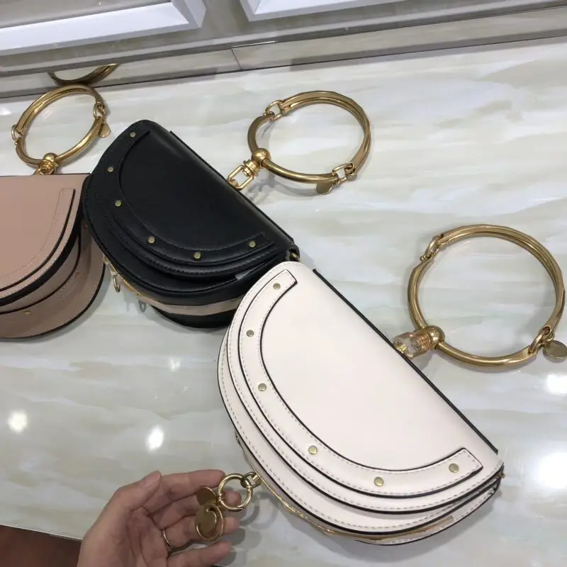 ALNEED 2019 Luxury Women Bag Brand Shoulder Bag Half Moon Handbag Fashion Crossbody Bag Genuine Leather Purse Ring Ladies Bag ALNEED 2019 Luxury Women Bag Brand Shoulder Bag Half Moon Handbag Fashion Crossbody Bag Genuine Leather Purse Ring Ladies Bag