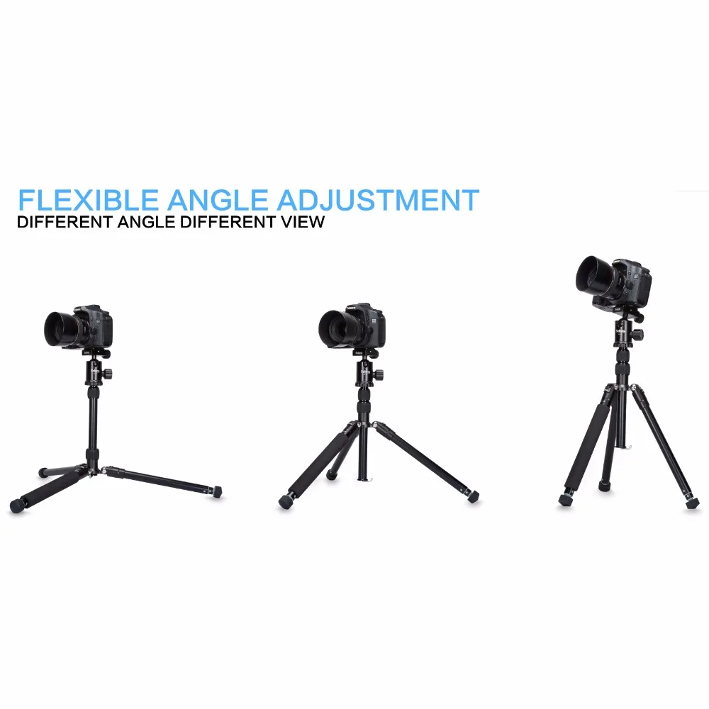 Portable Professional Photographic Aluminum Travel Table Monopod Camera Tripod For Cellphone Smartphone Canon Sony Nikon Compact Camera (7)