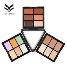 2017 Top Fashion Hot Sale All Skin Types Cream Huamianli 6 Color Concealer & Eye Lip Primer Waterproof Not Dizzydo Acne