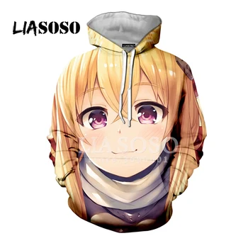 

LIASOSO 3D Print Women Men Japan Anime Azur Lane Kawaii Girls Hooded Hoodies Sweatshirts Harajuku Hip Hop Youth Tops X2441