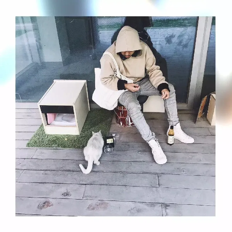Very good quality nice hip hop hoodies with fleece WARM winter mens Justin Bieber hoodie sweatshirt swag solid Olive pullover