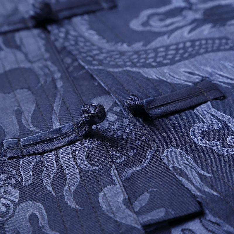  Chinese style men two-piece suit (shirts and pants) summer mens embroidered shirts and pants middle