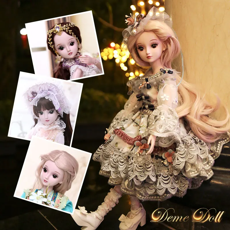 60 см принцесса кукла 1/3 BJD пластиковые куклы Подарочные игрушка|Куклы| |