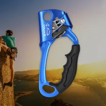 

Climbing Ascender Rock Climbing Right Hand Ascender Ascension Riser On For Outdoor Mountain Climbing Rope Tools Gear Equipment