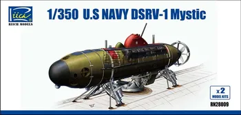 

Assemble Military Model 1/350 US Navy Deep Submarine Rescue Ship DSRV-1 Two Sets RN28009