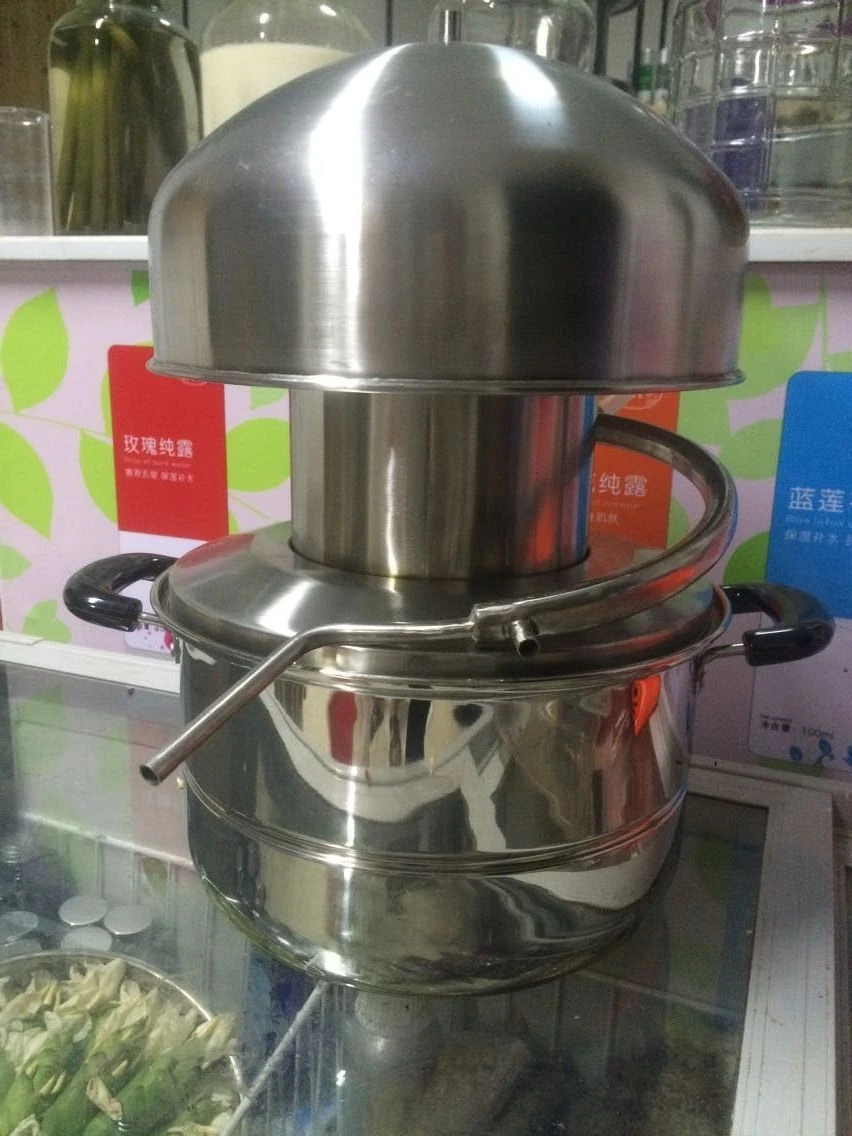 

Free shipping High Quality Hydrosols Machine Rose Essential Oil Extractor Home Essential Wine Distiller Boiler Food Grade