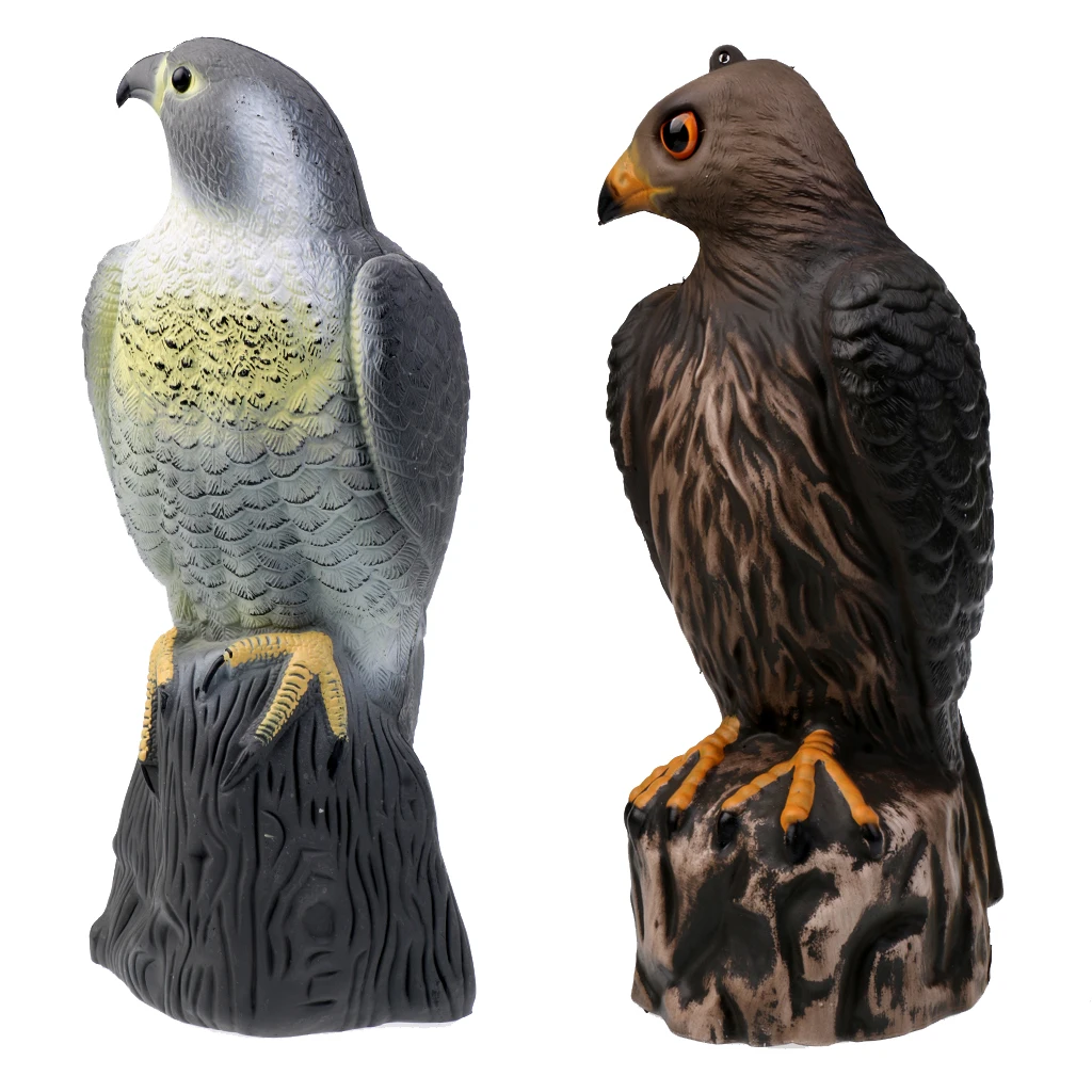 MagiDeal Realistic Eagle Decoy Pest Control Bird Pigeon Scarer Garden Decor 