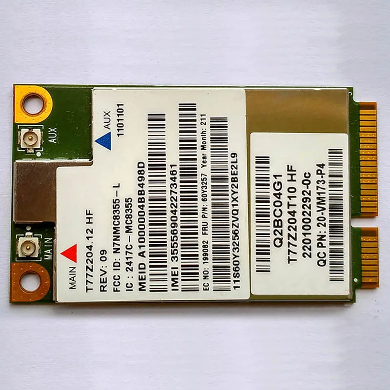 Разблокированная карта Gobi3000 MC8355 3G GPS WWAN Mini PCI e hспа EVDO для Thinkpad X220 X230 T420 T430 T520 T530 Series