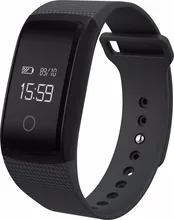 Volemer A09 Bluetooth Монитор Сердечного ритма Смарт Браслет Артериального Давления Трекер Шагомер IP67 Водонепроницаемый SMS Для iOS Android